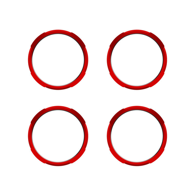 KC HiLiTES FLEX ERA LED Light Bar Bezel Kit for 10in. Segments - Red bezels, offroad lighting and electrical accessories.