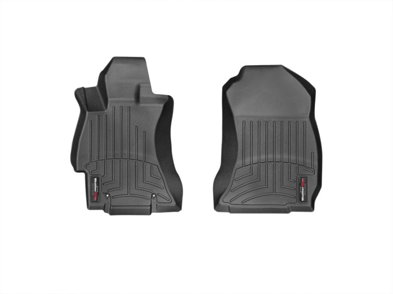 WeatherTech 14+ Subaru Forester Front FloorLiner - Black for durable interior protection.