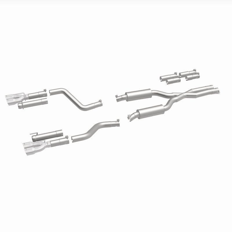 MagnaFlow 2017+ Dodge Challenger 409 SS Polished 3in Quad Tips Cat-Back Exhaust parts