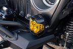 DV8 Offroad 18-23 Wrangler JL/Gladiator JT Spec Series Front Bumper with yellow offroad lighting