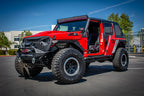 DV8 Offroad 2018+ Jeep JL/ Gladiator Angry Grill on red Jeep