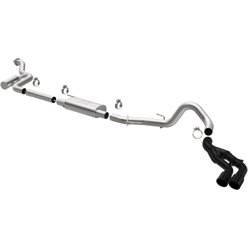 Magnaflow 2024 Toyota Tacoma Speq Series Cat-back Exhaust System (Black Tips) for performance offroad parts.