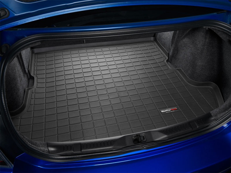 WeatherTech 2016+ Chevrolet Camaro Coupe Cargo Liner - Black in trunk