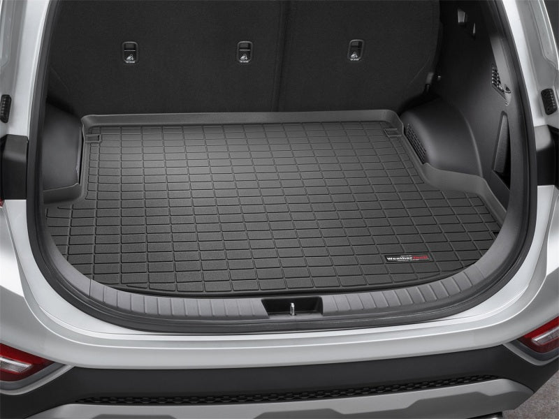 WeatherTech 2019+ Hyundai Santa Fe Cargo Liners - Black Secondary image