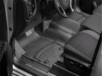 WeatherTech 2019+ Chevrolet Silverado 1500 Front FloorLiner - Black in vehicle interior with high-quality material.