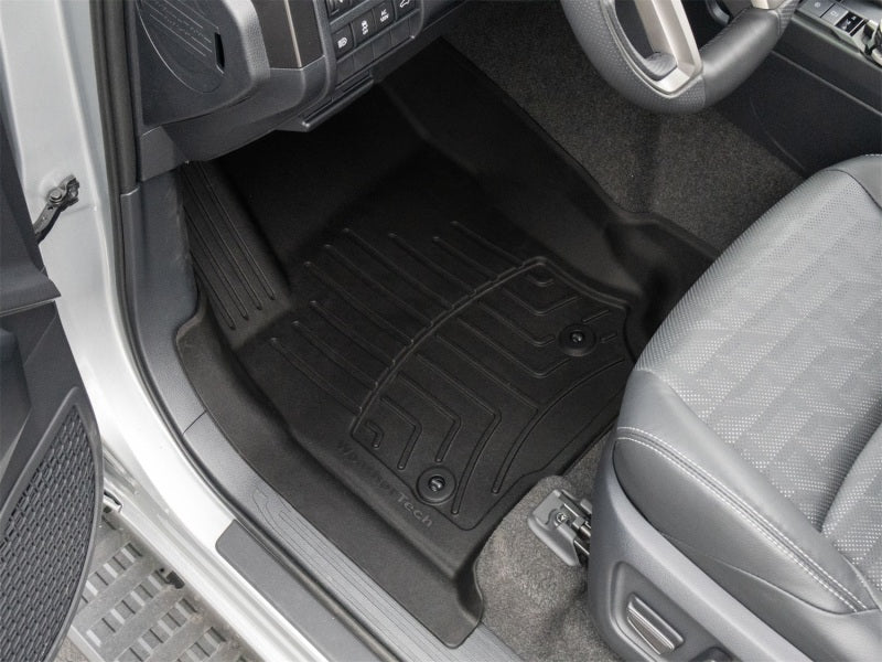 WeatherTech 2025+ Toyota 4Runner Front FloorLiner HP - Black in vehicle interior