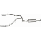 MagnaFlow 2019 Ram 1500 V8 5.7L (Excl. Tradesman) Polished 3in 409SS Cat-Back Exhaust System for trucks and offroad performance upgrades.