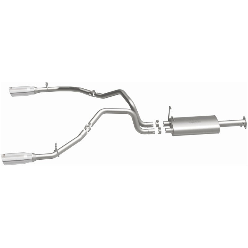 MagnaFlow 2019 Ram 1500 V8 5.7L (Excl. Tradesman) Polished 3in 409SS Cat-Back Exhaust System for trucks and offroad performance upgrades.