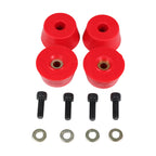 Energy Suspension 96-02 Toyota 4Runner Front Hyper Flex Red Bump Stop Set with hardware for offroad performance upgrades