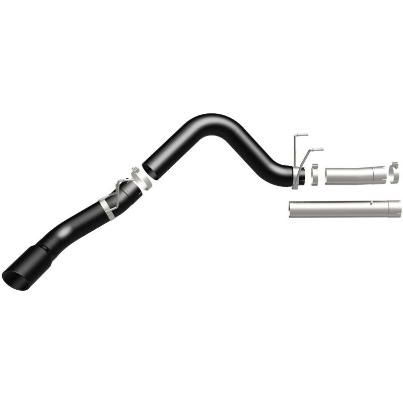 MagnaFlow 07-10 Dodge 2500/3500 409 SS DPF Back 5in Single Exit Exhaust- Black for offroad performance upgrades.