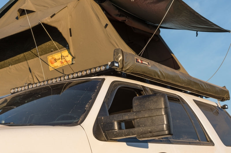 KC HiLiTES C-Series C2 LED 2in. Backup Area Flood Light 20w (Pair Pack System) - Black on truck roof top tent