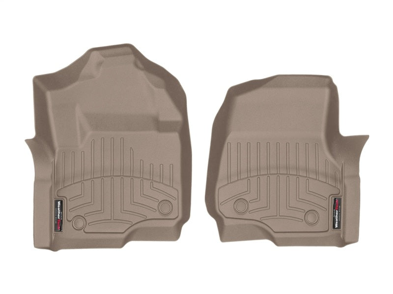 WeatherTech 2017 Ford Super Duty (Super Cab / Crew Cab) Front FloorLiners - Tan Secondary image