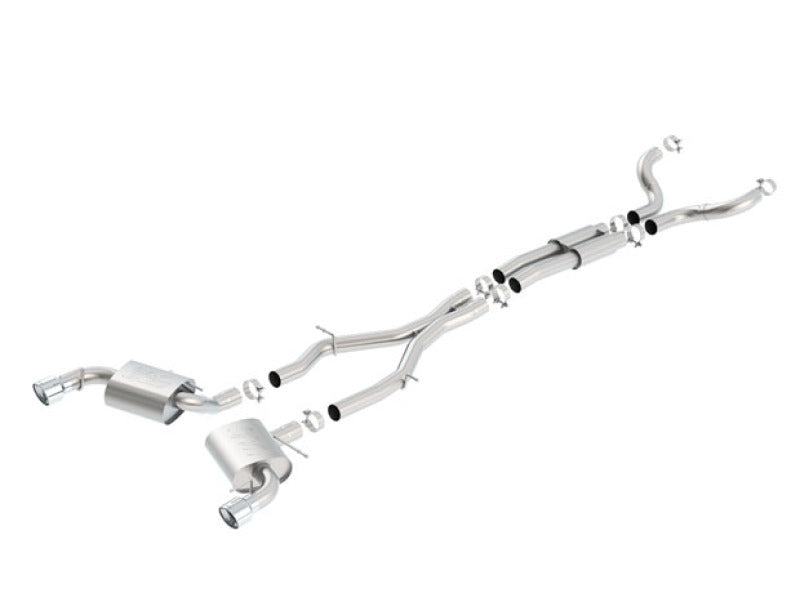 Borla 16-17 Chevy Camaro SS 6.2L ATAK Catback Single Split Rear Exit Exhaust w/Single Tips Secondary image