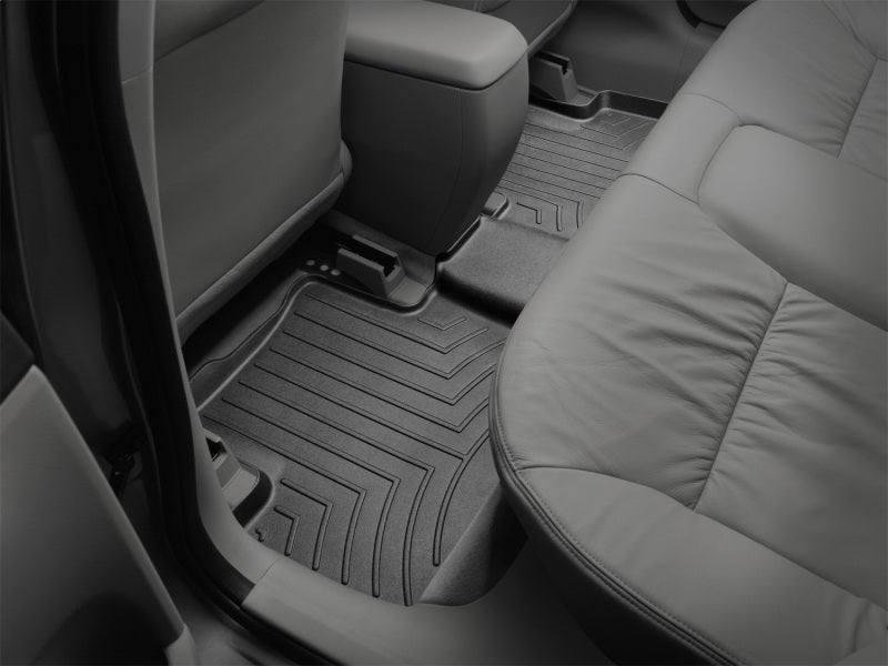 WeatherTech 12+ Honda Civic Rear FloorLiner - Black in vehicle