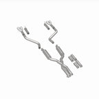 MagnaFlow 2017+ Dodge Challenger 409 SS Polished 3in Quad Tips Cat-Back Exhaust components