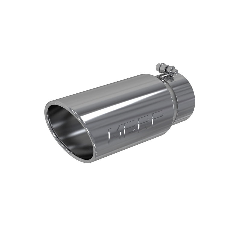MBRP Universal Tip 5 O.D. Angled Rolled End 4 inlet 12 length Secondary image