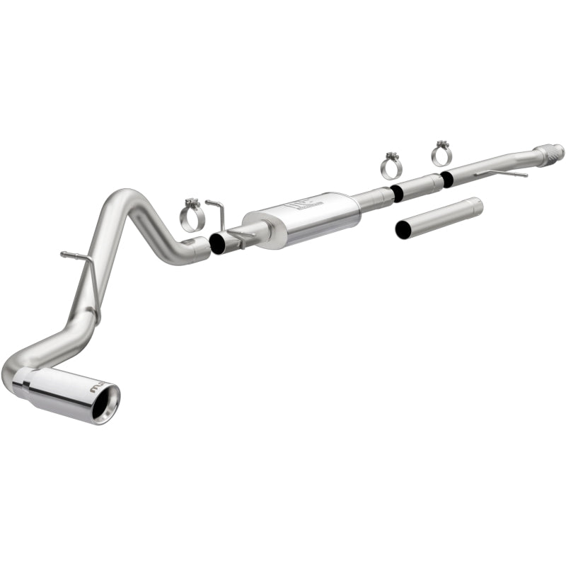 MagnaFlow 2019 Chevy Silverado 1500 V8 5.3L / V6 4.3L Street Series Cat-Back Exhaust w/ Polished Tip Secondary image
