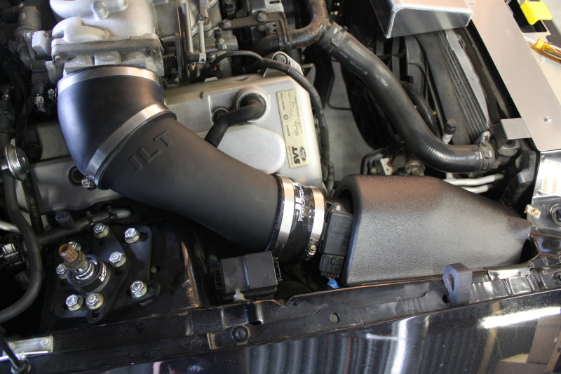 JLT 99-01 Ford Mustang SVT Cobra Black Textured Ram Air Intake Kit w/Red Filter Secondary image