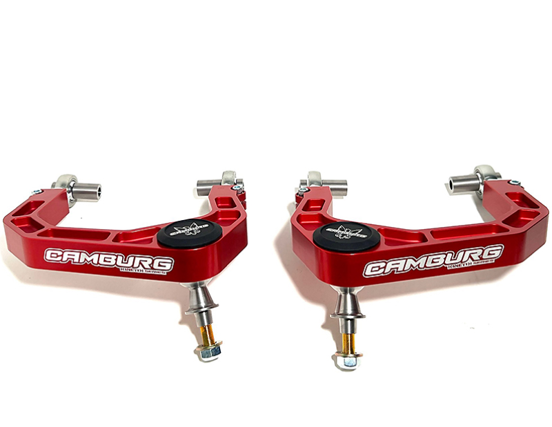 Camburg Toyota Tacoma 05-23 / 4-Runner 03-23 / FJ 07-14 KINETIK V2 Billet Uniball Upper Arms (Red) for off road parts