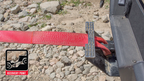 Body Armor 4x4 Backbone Hitch Skid with recovery strap