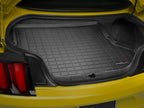 WeatherTech 2015 Ford Mustang Cargo Liner - Black in trunk