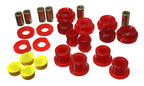 Energy Suspension 06-11 Honda Civic Red Rear Lower Trailing Arm and Lower Knuckle Bushing Set, offroad performance upgrades.