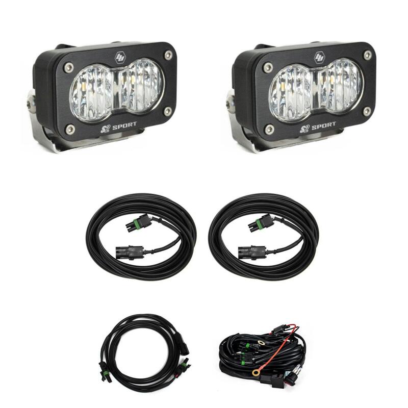 Baja Designs 23-24 Ford F250/F350 Super Duty S2 Sport Dual Reverse Light Kit w/ Toggle for offroad performance upgrades