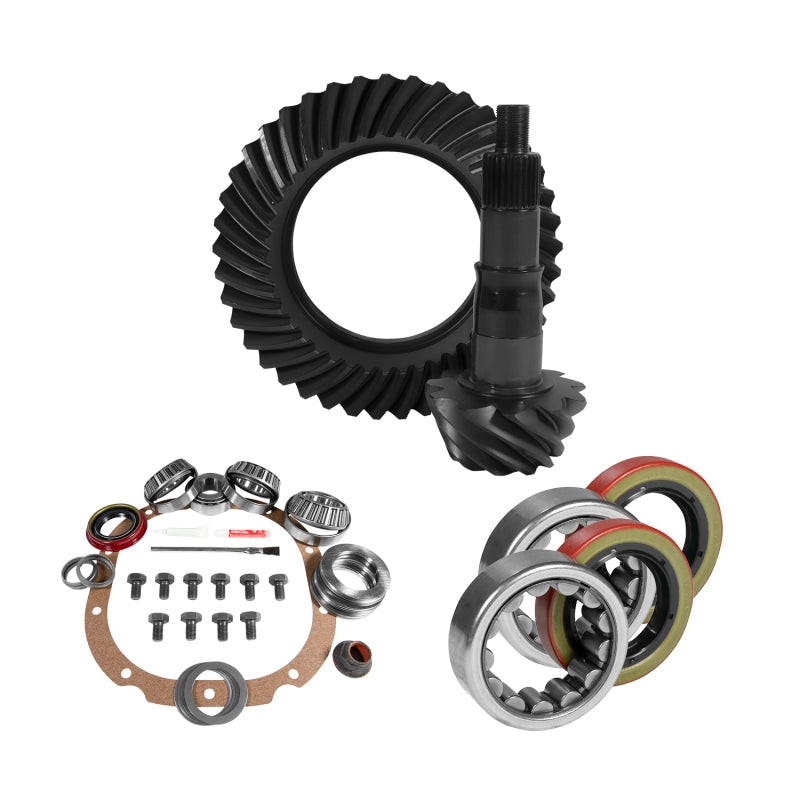 Yukon Gear 8.8in Ford 3.73 Rear Ring & Pinion Install Kit 2.53in OD Axle Bearings and Seals Secondary image