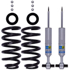 Bilstein B8 6112 2019+ GMC Sierra / Chevrolet Silverado 1500 Front Suspension Kit components.
