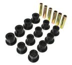 Energy Suspension Jeep Spring Bushing Set - Black for offroad performance upgrades.