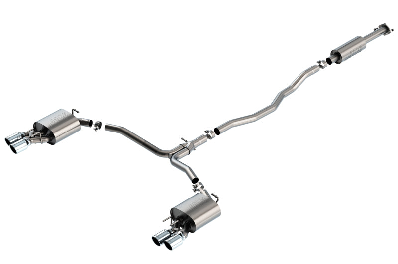 Borla 18-20 Toyota Camry XSE Cat Back S-Type Exhaust 3.5in Tip Dual Split Rear Exit Main image