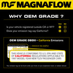 MagnaFlow Converter Direct Fit 06-11 Subaru Impreza 2.5L OEM Grade details