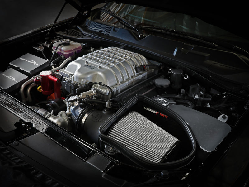 aFe 19-23 Dodge Challenger Hellcat V8-6.2L Magnum FORCE Stage2 Cold Air Intake System w/Pro DRY S Secondary image