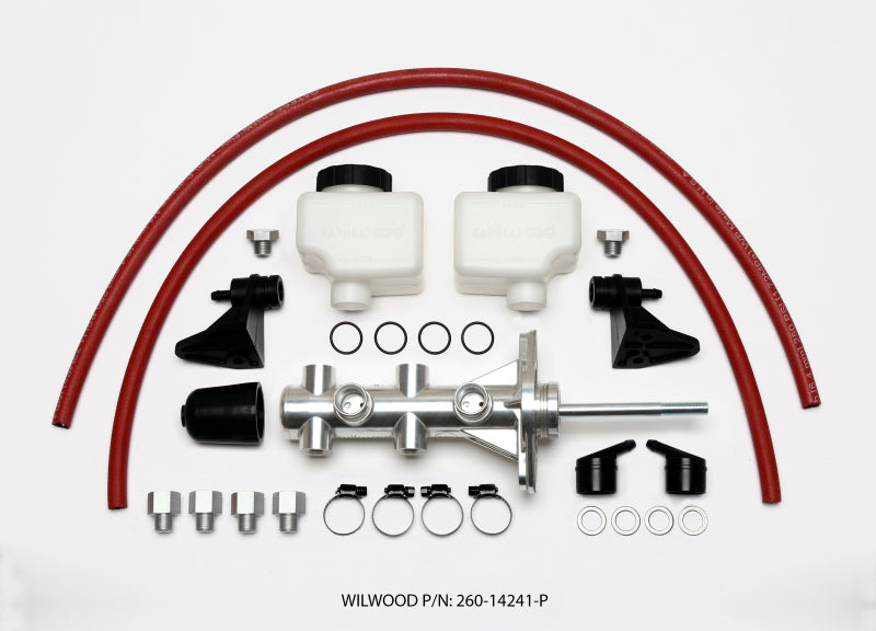 Wilwood Tandem Remote Master Cylinder - 7/8in Bore Ball Burnished Secondary image