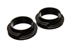 Energy Suspension Universal 2-3/16in ID 3in OD 1in H Black Coil Spring Isolators (2 per set) for offroad performance upgrades.