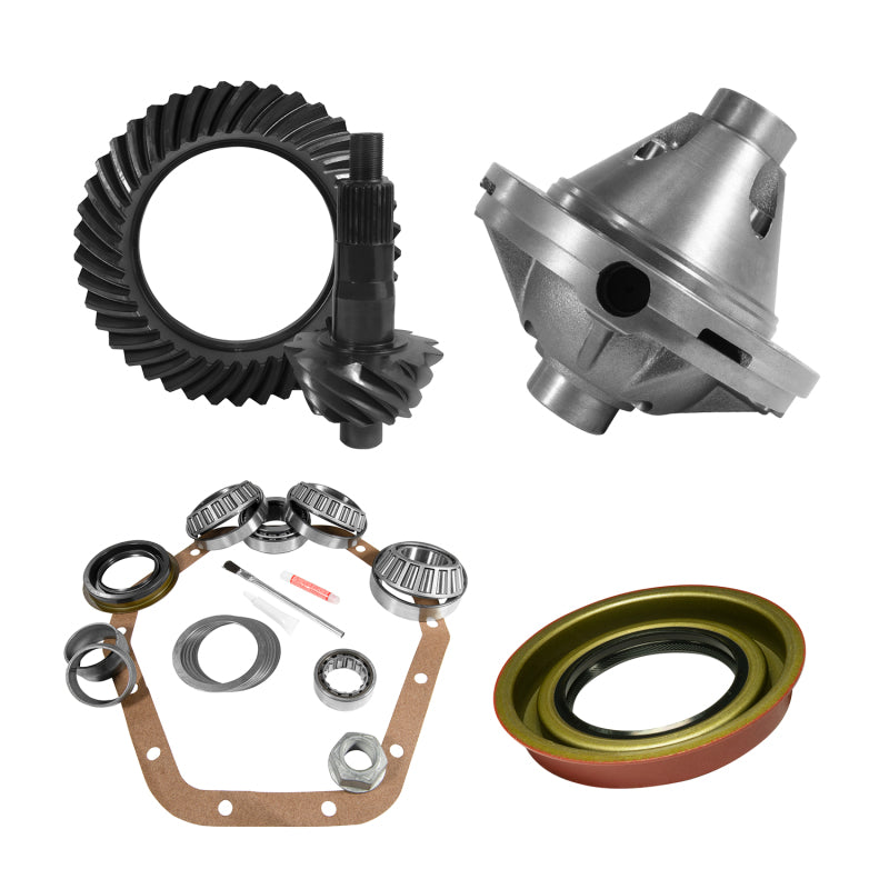 Yukon Gear 10.5in GM 14 Bolt 5.38 Rear Ring & Pinion Install Kit 30 Spline Positraction Secondary image