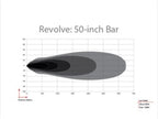 Rigid Industries Revolve 50in Bar w/Amber Trim Ring light output graph