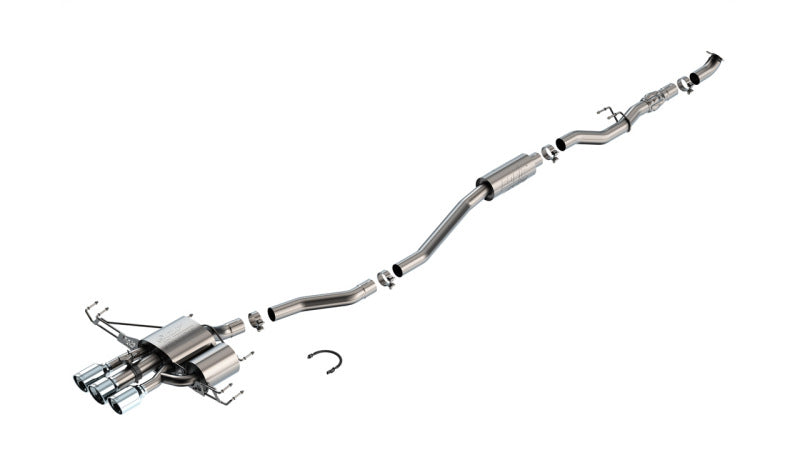Borla 2024 Acura Integra Type S Cat Back Exhaust system view Main image