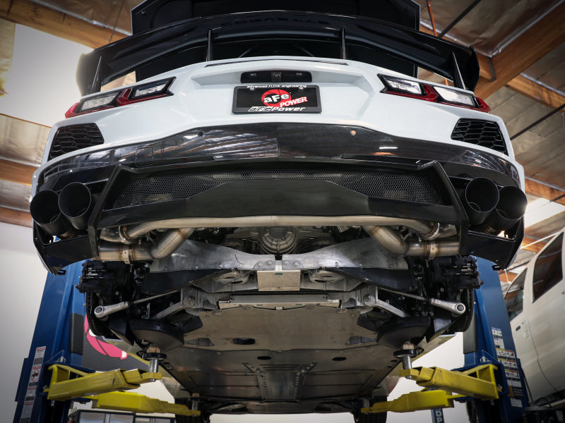 AFe MACH Force-Xp 304 Stainless Steel Cat-Back Exhaust Polished 2020 Chevrolet Corvette C8 Secondary image