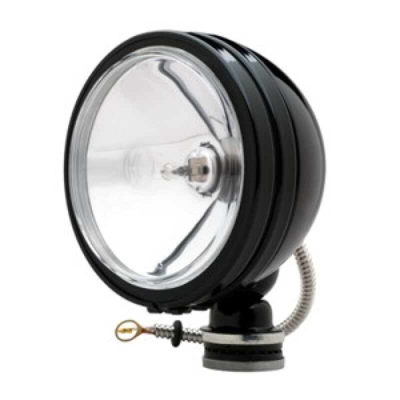 KC HiLiTES Daylighter 6in. Halogen Light 100w Spot Beam (Single) - Black SS for offroad lighting and electrical.