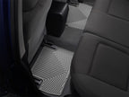 WT Rubber Mats - Rear - Grey in a vehicle interior floor.