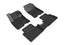 3D MAXpider 2022 Ford Maverick Hybrid Kagu 1st & 2nd Row Floormat - Black for ultimate vehicle floor protection.