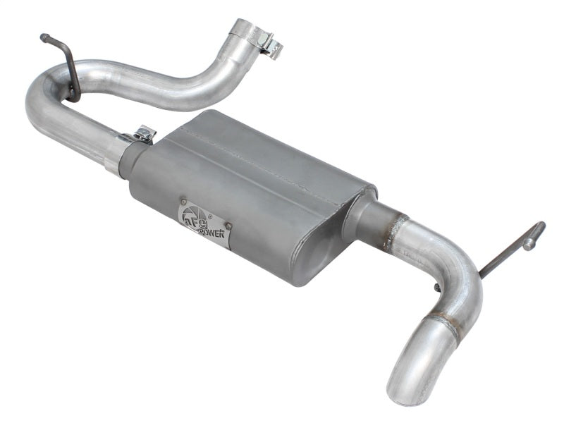 aFe Scorpion Exhaust System Axle Back Aluminized Hi-Tuck 07-17 Jeep Wrangler JK V6 3.6/3.8L Secondary image
