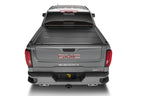 BAK 2020 Chevy Silverado 2500/3500 HD 6ft 9in Bed BAKFlip F1 installed on GMC Sierra truck bed with hard cover.
