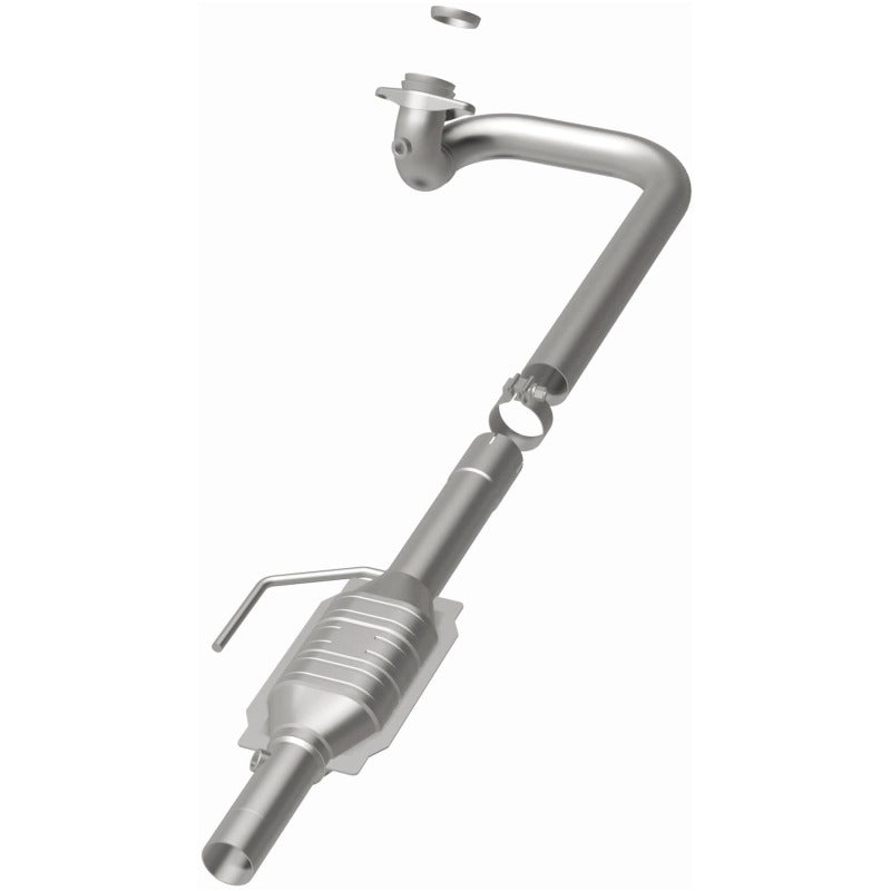 MagnaFlow Conv DF 97-99 Jeep Wrangler 4.0L catalytic converter, durable stainless steel, offroad performance upgrades