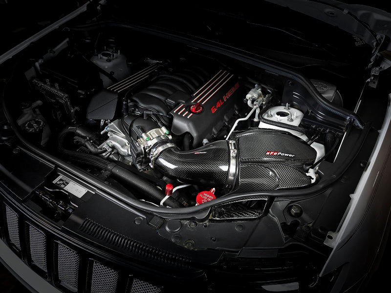 aFe Momentum Carbon Fiber CAIS w/ Pro Dry S Filter 12-19 Jeep Grand Cherokee SRT8 (WK2) V8-6.4L Secondary image