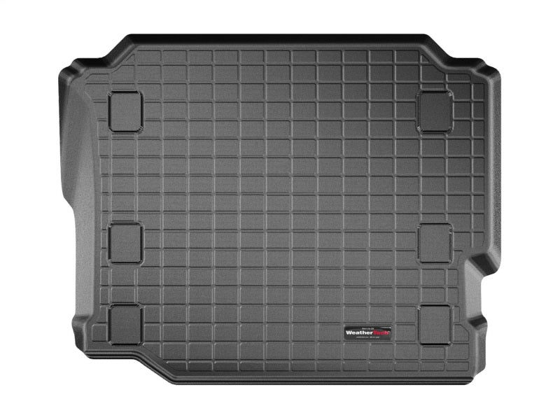 WeatherTech 2018+ Jeep Wrangler Unlimited JL No w/o Subwoofer Cargo Liners - Black, offroad truck accessories online