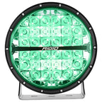 Rigid Industries 360-Series 9in LED Off-Road Spot Beam - RGBW with green backlight