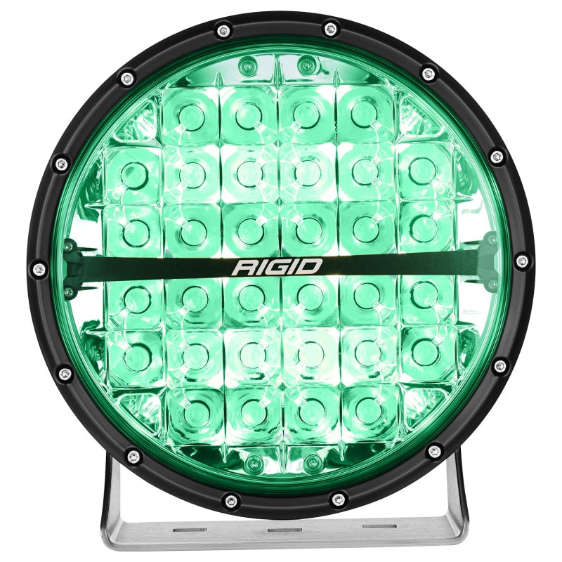 Rigid Industries 360-Series 9in LED Off-Road Spot Beam - RGBW with green backlight