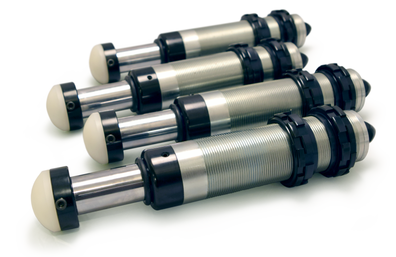 DV8 Offroad 07-18 Jeep Wrangler JK 2.0 Hydraulic 2.5in Stroke Bump Stop (Pair) for offroad performance upgrades.